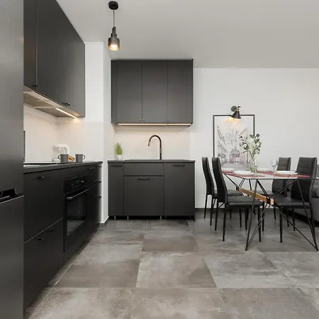 公寓 Black & White Minimalist In By Renters 华沙